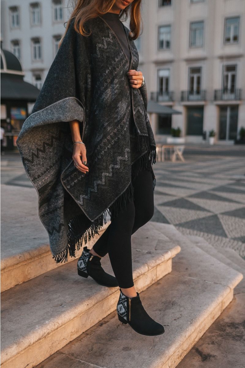 Free gift Poncho cape wrap