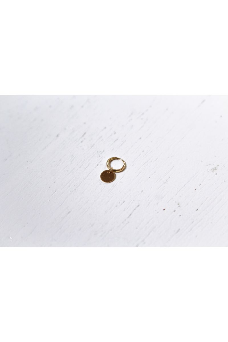 coin earring - gold