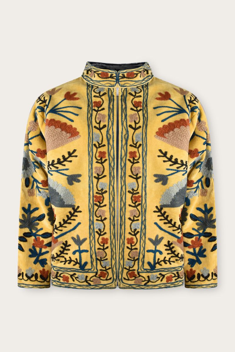 Embroidery Jacket - velvet suzani 