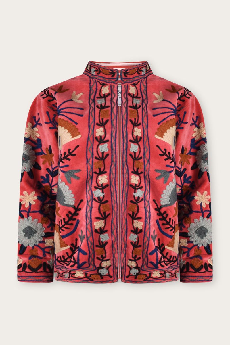 Embroidery Jacket - velvet suzani 
