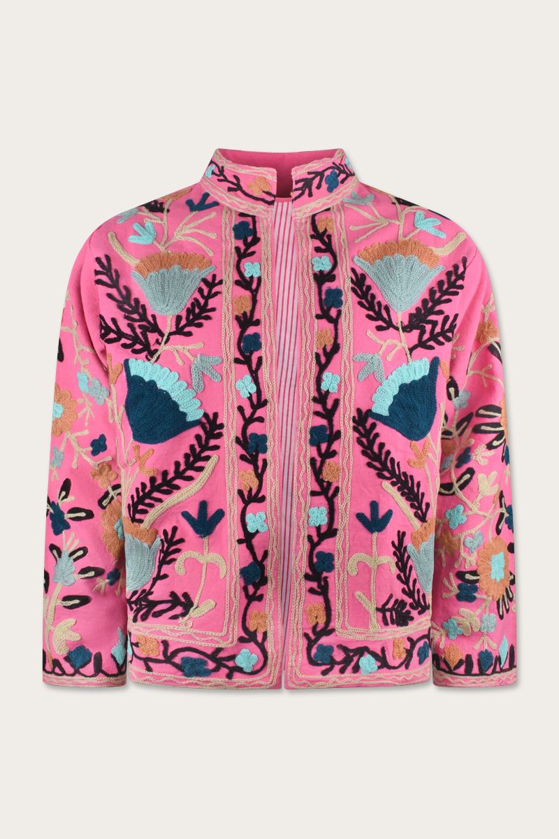 Embroidery Jacket – Pink