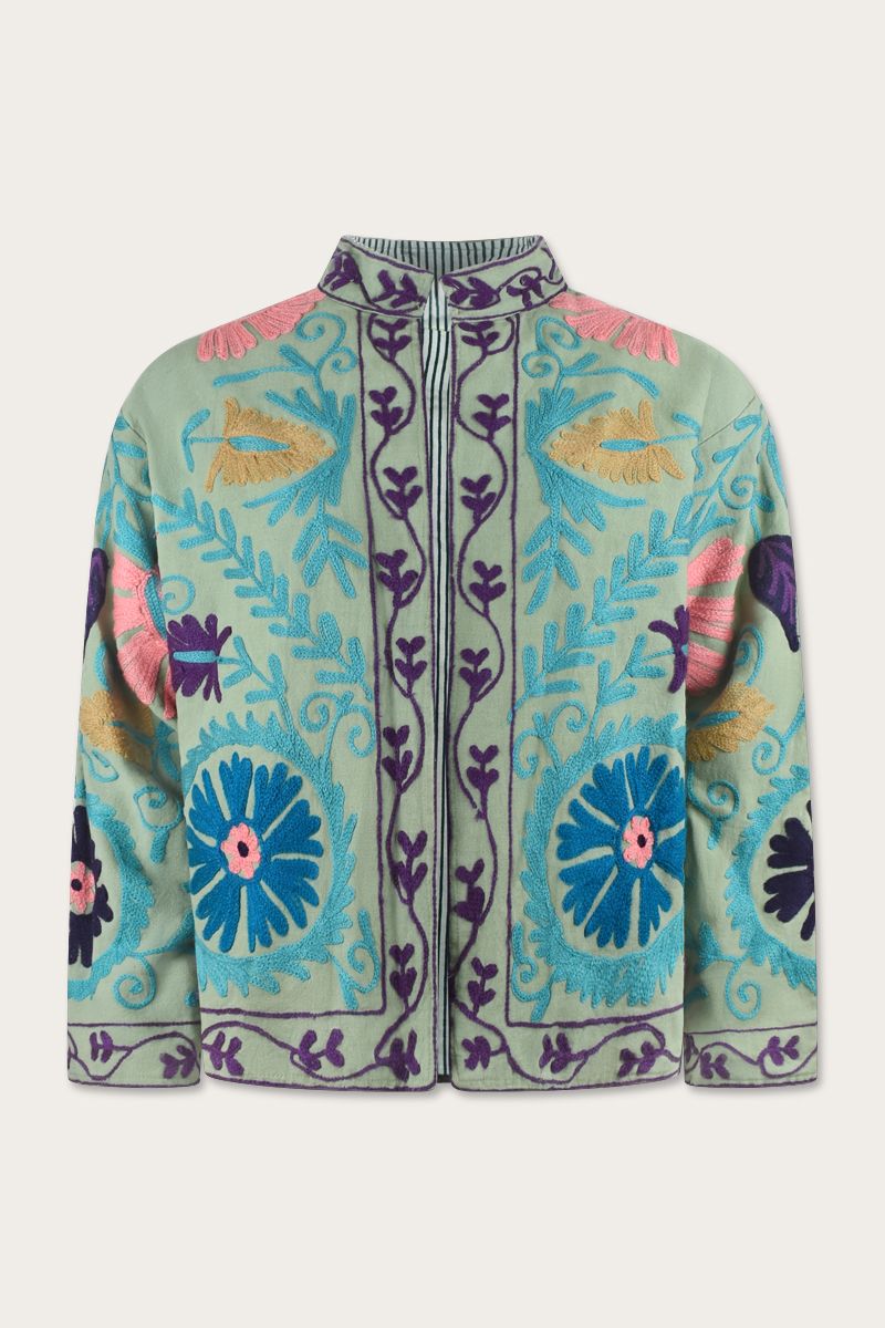 Embroidery Jacket – Green